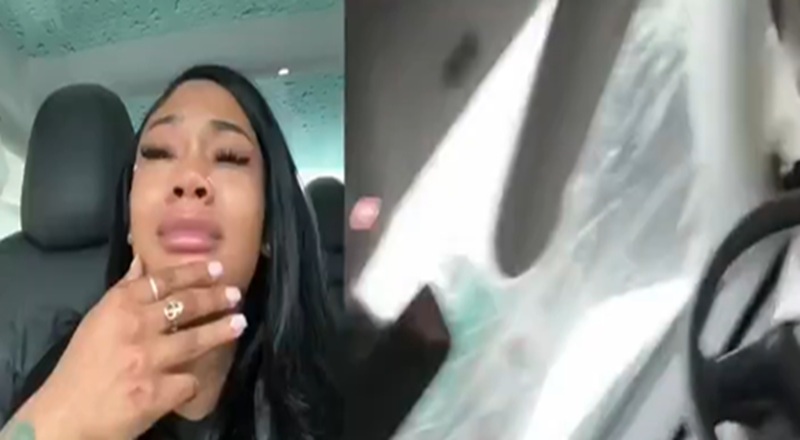 After surviving a deadly crash, an Atlanta woman shared a video from inside her Tesla, detailing how her car slid under a semi, and how no one stopped to help her.