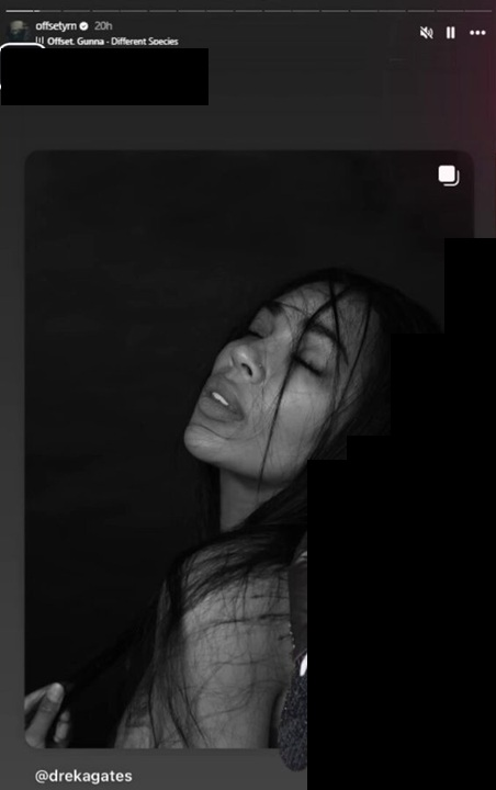 Offset reposted Dreka on his IG Story, now fans are debating whether the two are dating or not.