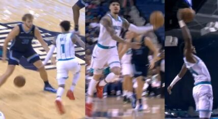 LaMelo Ball took matters into his own hands, as the Hornets played the Atlanta Hawks in a preseason game. Matched up against Dyson Daniels, Ball nutmegged him. After that, he threw the lob to Brandon Miller who converted in the Hornets' preseason win over the Hawks.