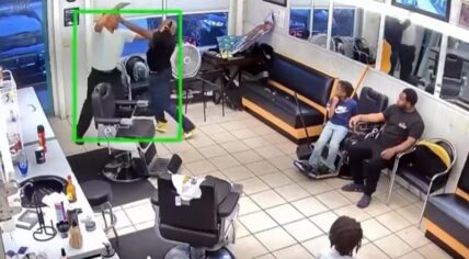 In barbering, or any service, there is always a customer who complains. This man got a haircut and accused the barber of pushing his hairline back. Then, he pulled a gun on the barber in front of two small children, leading to his arrest.
