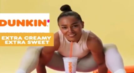 Amina Buddafly rose to fame, over a decade ago, on "Love & Hip Hop" since that time, she has remained a fixture in the industry. She recently returned to the spotlight with this Dunkin commercial. However, she is at the center of controversy due to the suggestive nature of her Dunkin ad spot.