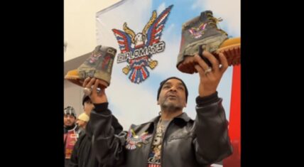 Jim Jones, alongside Cam'ron, Juelz Santana, and Freekey Zekey, put The Diplomats on the map. Together, they built a brand that resonates two decades later. Not only did they inspire music, they also inspired fashion, and one fan presented Capo with some custom Dipset Timberlands.