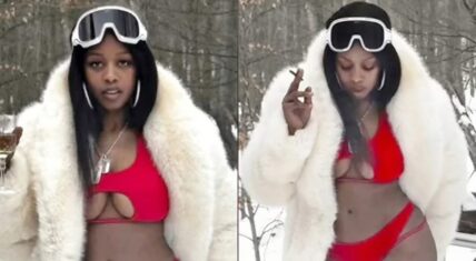 Remy Ma shut the internet down at the age of 45. While most people are trying to stay warm, she was playing in the snow. Her bikini photos have many people talking.