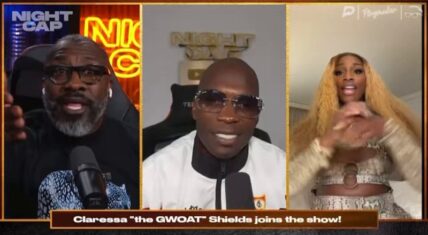 Claressa Shields recently called into Shannon Sharpe's "Nightcap" with Chad Ochocinco. Shields quickly got into a heated debate with Sharpe over Rolly Romero. Whereas Claressa says she can beat Rolly with proper training, Shannon strongly disagrees.