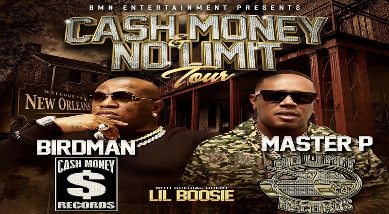 Birdman and Master P announce Cash Money and No Limit Tour with Boosie as special guest