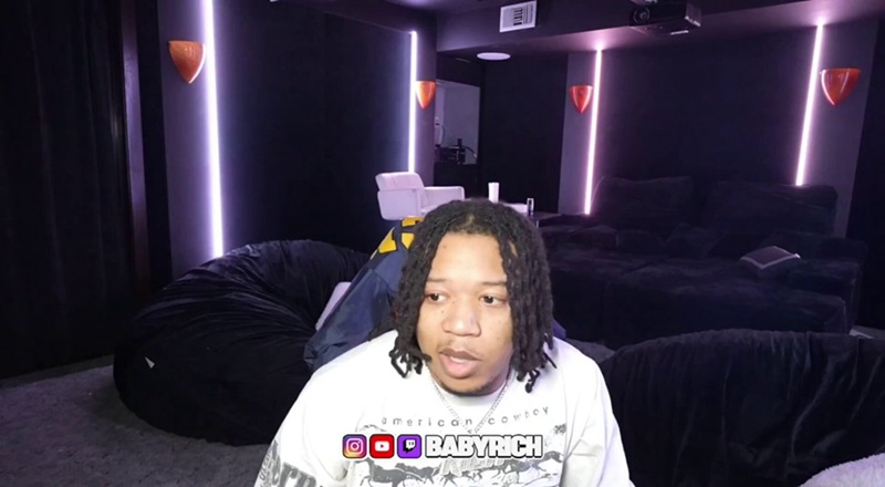 Streamer Baby Rich “accidentally” shows $1.1 million bank balance on stream, viewers call it staged [VIDEO]