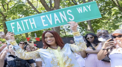 Faith Evans Honored With Newark Street Named After Her