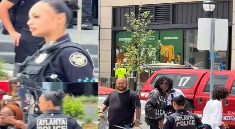 Atlanta police officer goes viral during World Cup security detail, internet calls her a “baddie” [VIDEO]