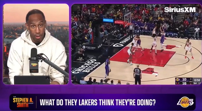 Stephen A. Smith blasts Lakers after LeBron James leaves for having “a bunch of white dudes” for their core, saying this is basketball and not golf or baseball [VIDEO]